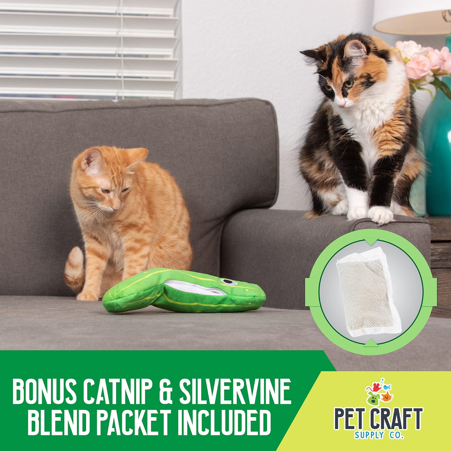 Interactive Cat Toy - Wiggle Pickle and Shimmy Shark
