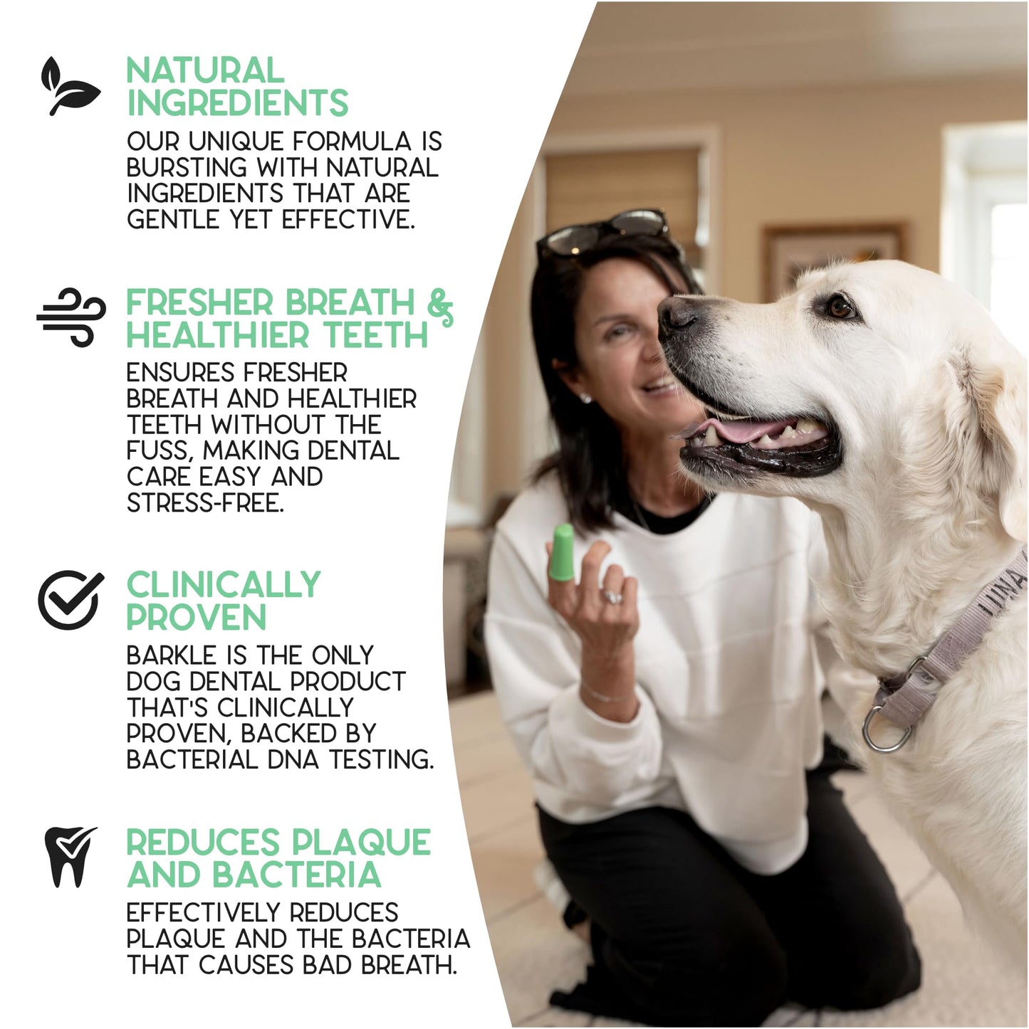 Dog Teeth Cleaning Gel And Finger Toothbrush
