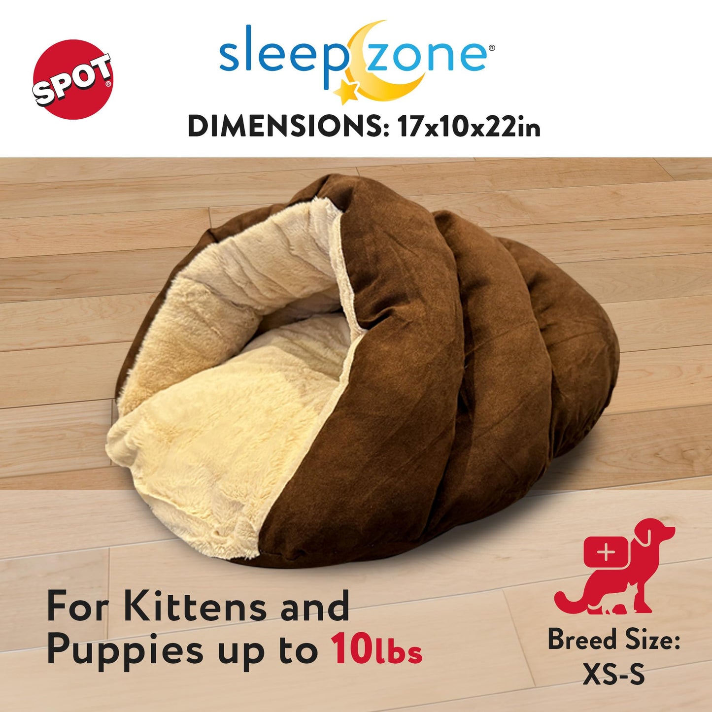 Plush Cuddle Cave Pet Bed