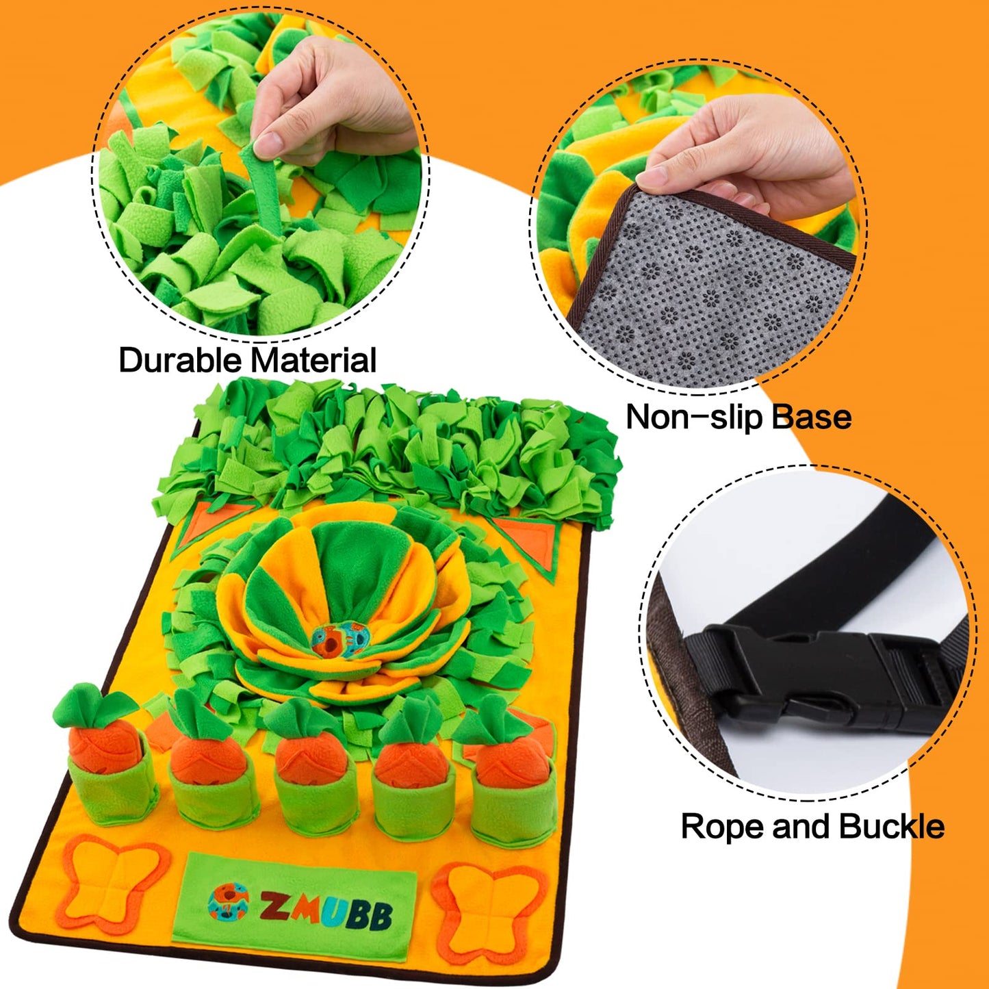Pet Snuffle Mat for Dogs - Interactive Feeding Mat