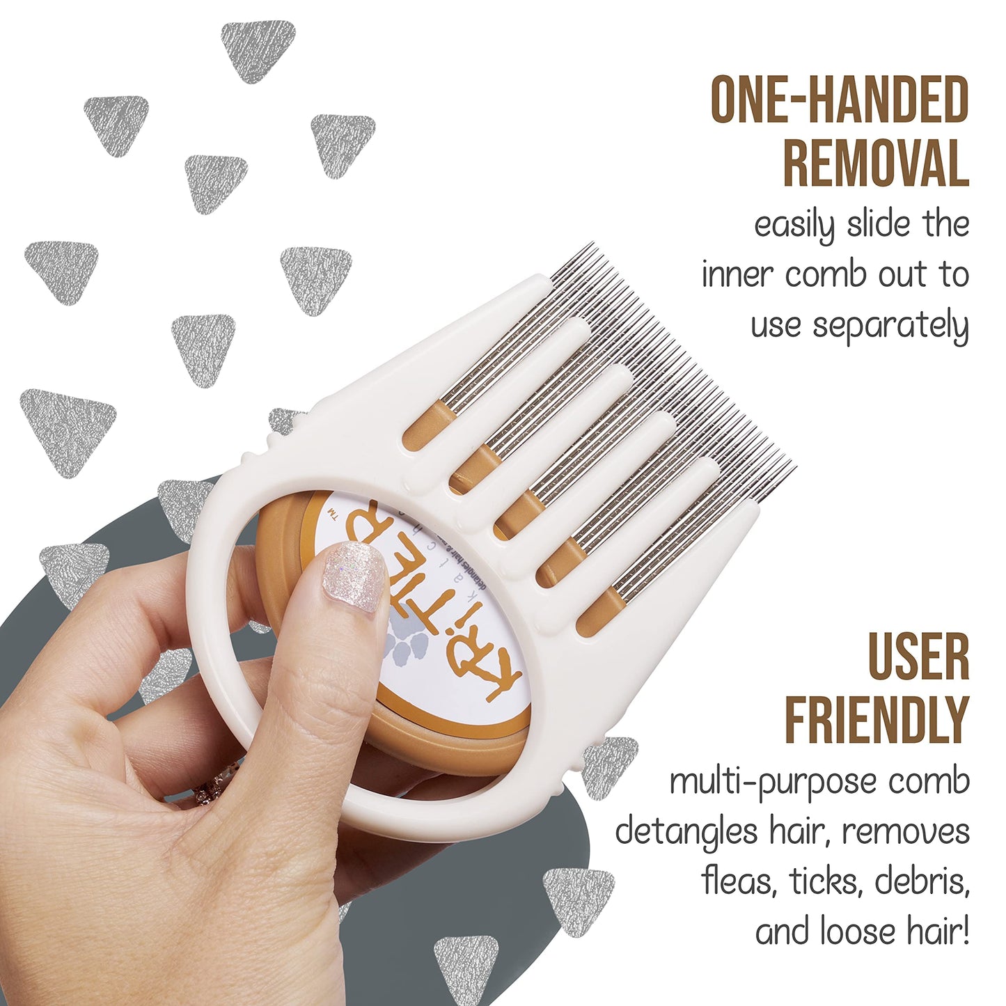 Flea, Tick, and Grooming Comb