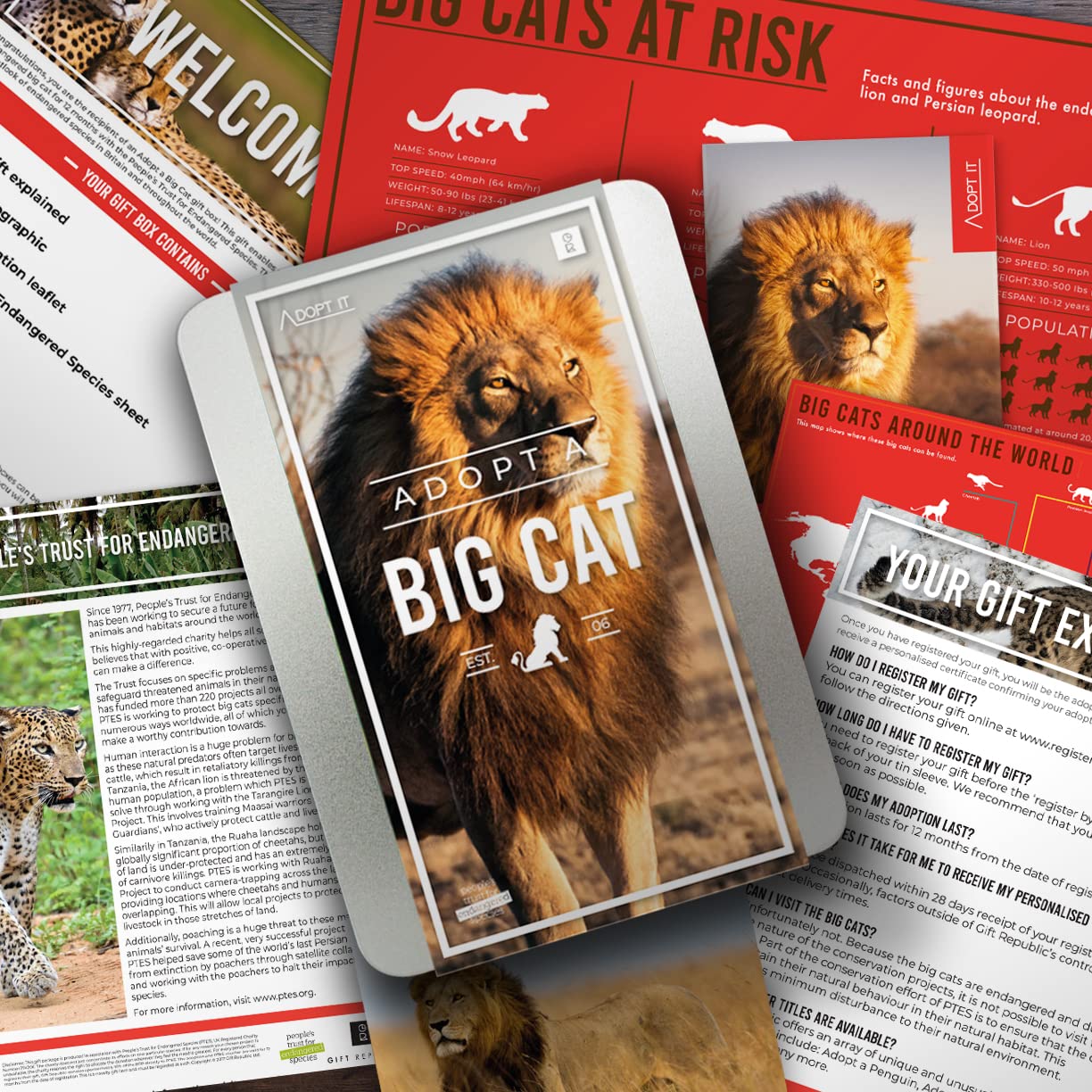 Adopt A Big Cat Gift