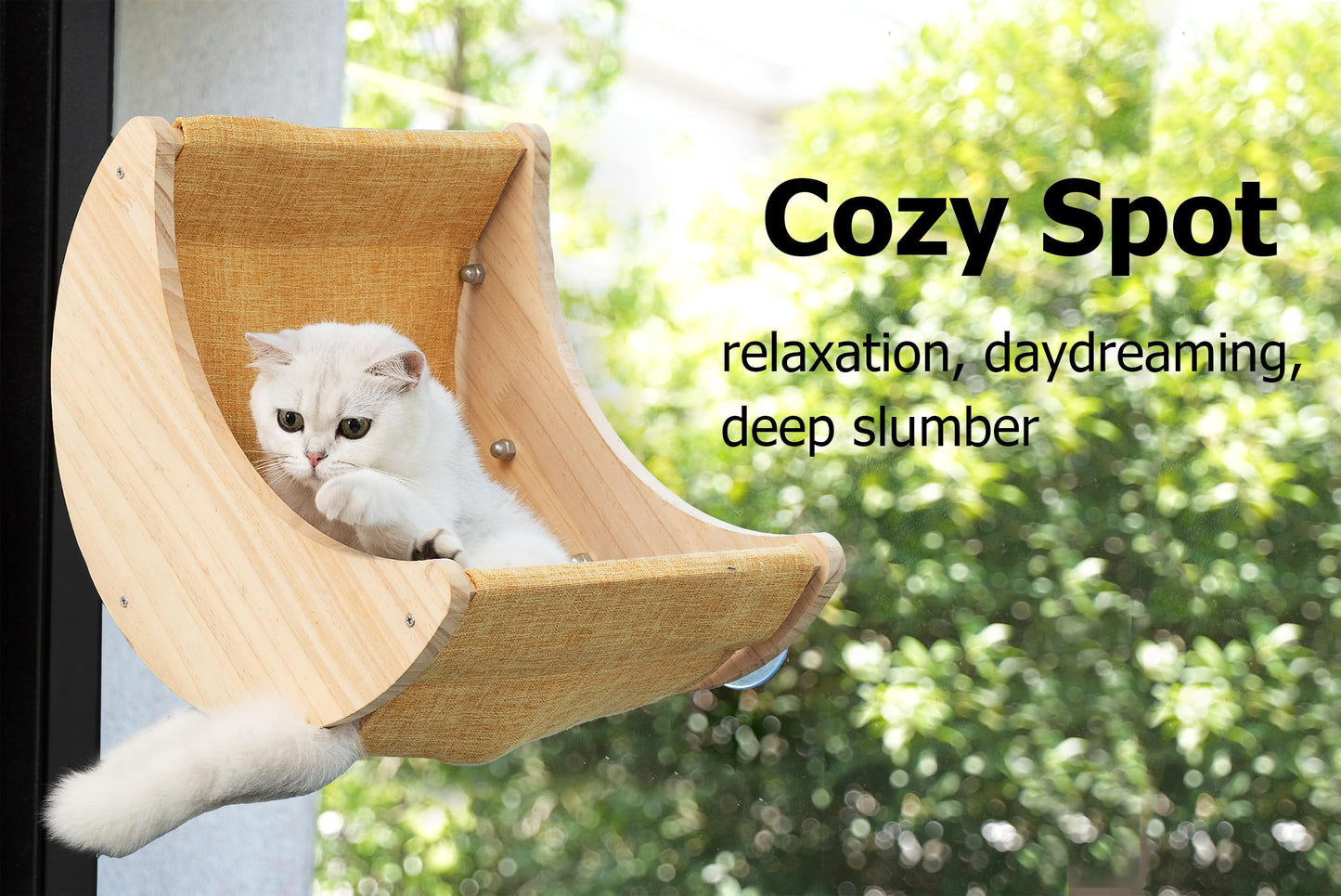 Window Cat Bed with Suction Cups