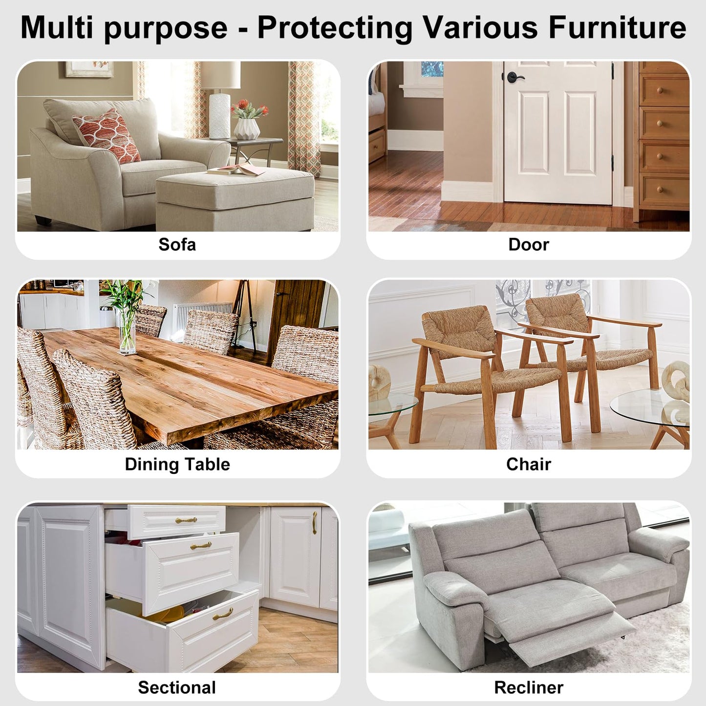 GOYJOY Clear Cat Furniture Protector