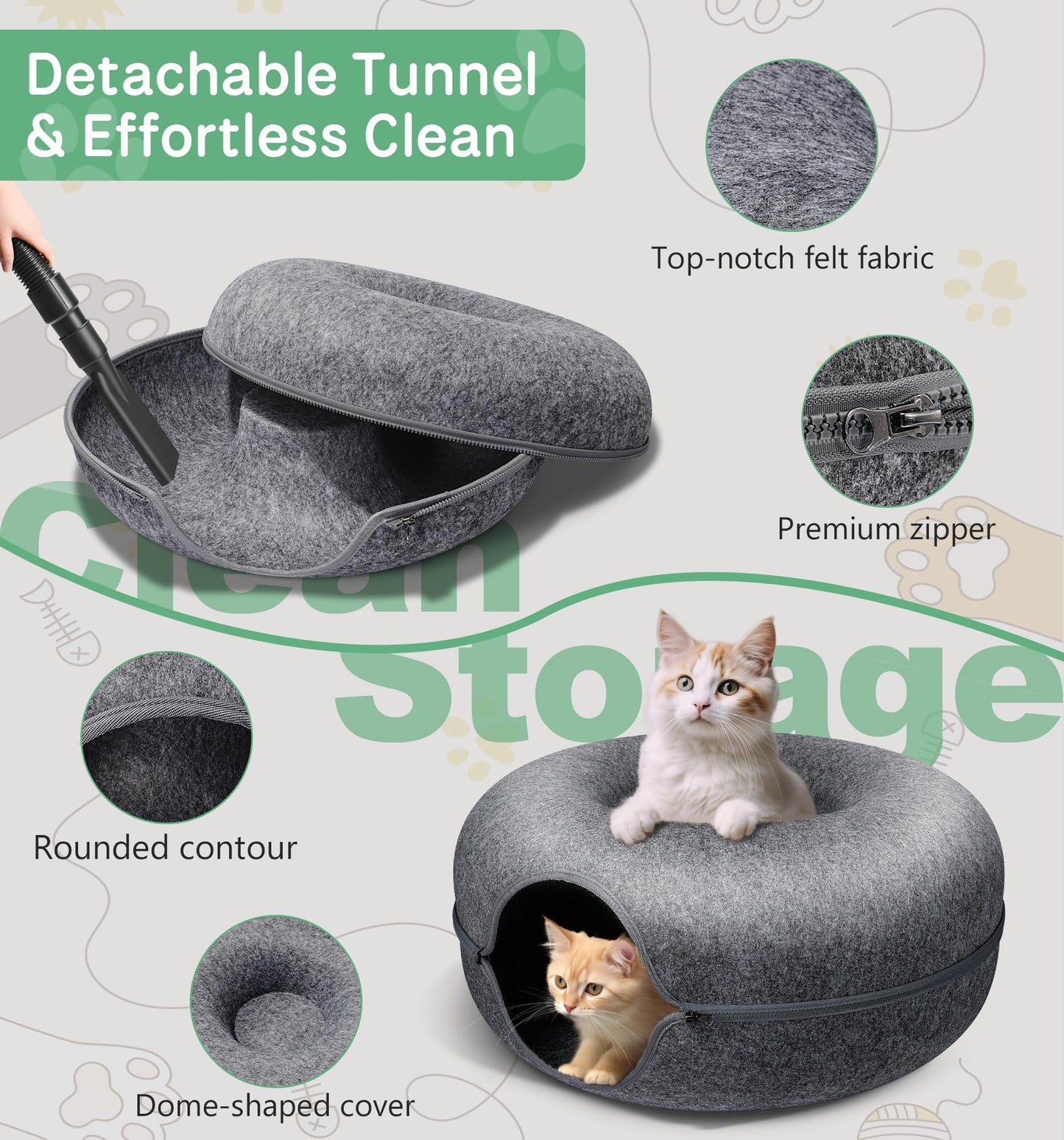 Peekaboo Cat Cave - Dark Gray