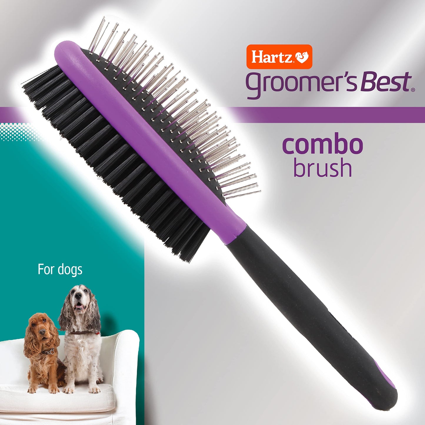 Combo Dog Brush - Multi-Colored