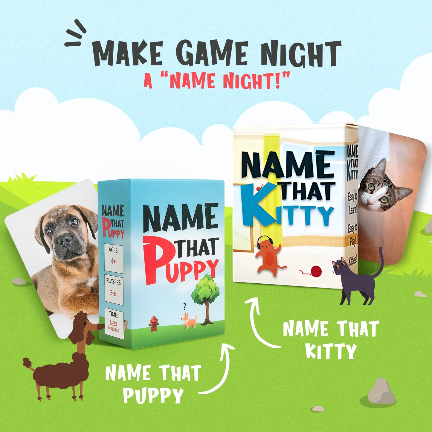 Name That Puppy Game - Dog Lover Gifts