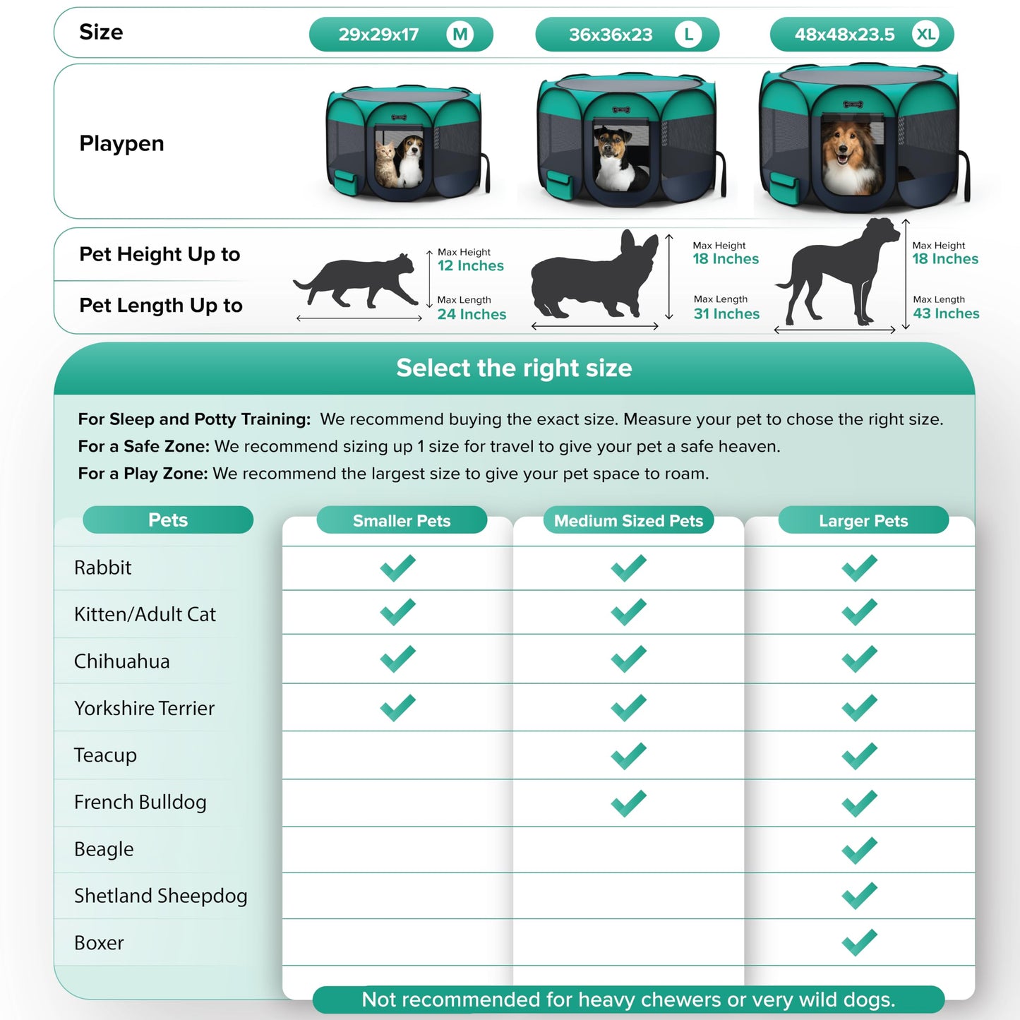 Portable Foldable Pet Playpen - Extra Large