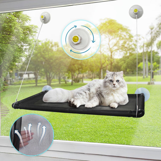 Cat Hammock for Window - Holds Up to 40 Lbs