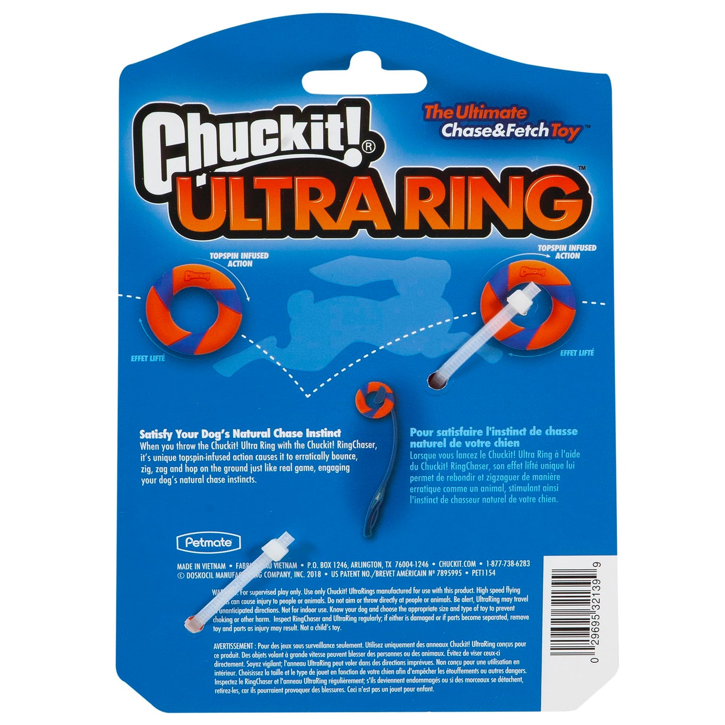 Ultra Ring Interactive Dog Fetch Toy