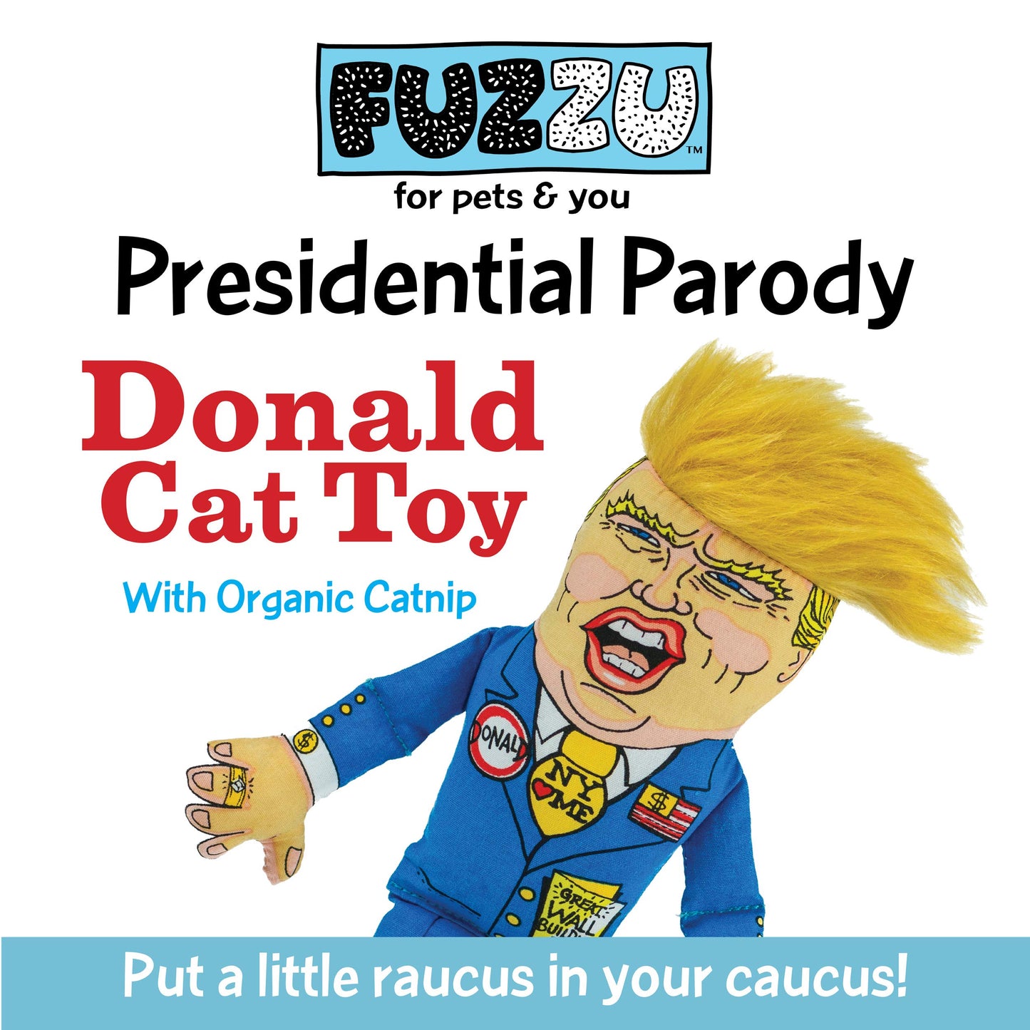 Trump Parody Catnip Toy