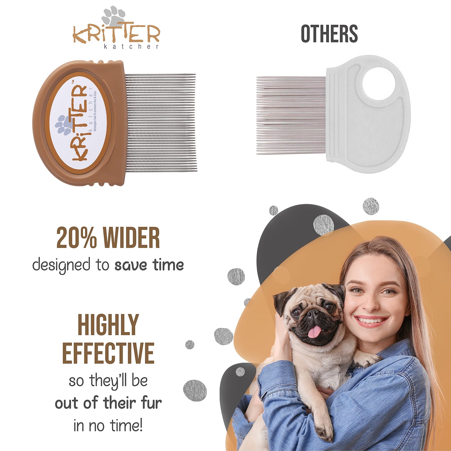 Flea, Tick, and Grooming Comb