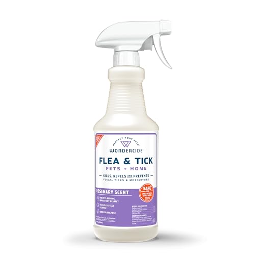 Flea, Tick & Mosquito Spray for Dogs, Cats, and Home