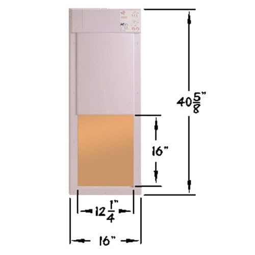 Fully Automatic Pet Door for Wall and Door Installation