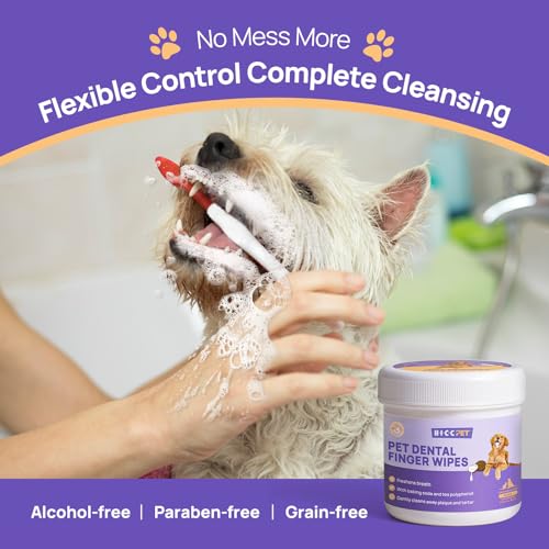 Teeth Cleaning Wipes for Dogs & Cats