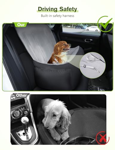 Dog Car Seat - Detachable, Washable, for Large Dogs