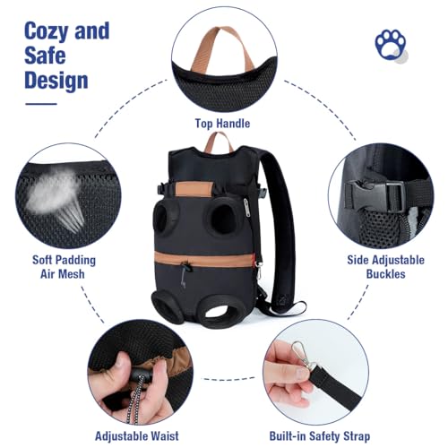 Dog Carrier Backpack - Medium, Black