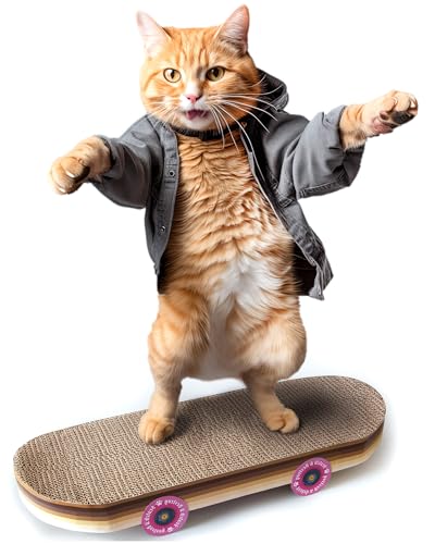 Skateboard Cat Scratcher - Indoor Cats
