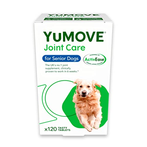 Hip and Joint Supplement for Dogs with Glucosamine, Hyaluronic Acid, Green Lipped Mussel