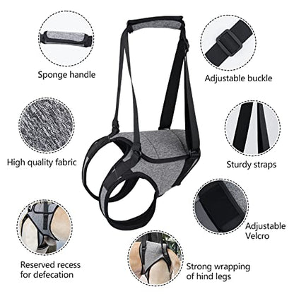 Dog Sling for Large Dogs Hind Leg Support to Help Rehabilitate