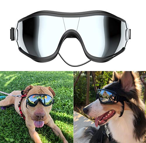 Dog Sunglasses/Goggles, UV/Wind/Dust/Fog Protection