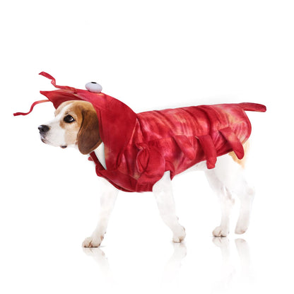 Funny Dog Lobster Costume - Small, S