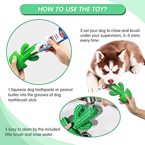 Dog Toothbrush Chew Toy - Tough Dental Stick