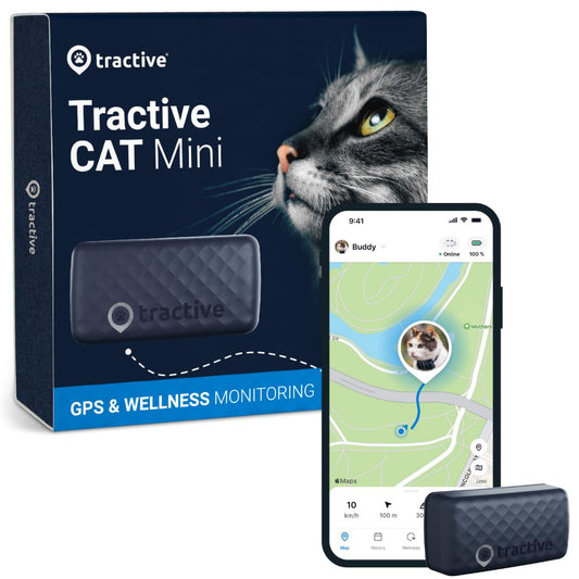 Cat GPS Tracker & Health Monitor - Dark Blue