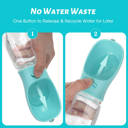 Portable Dog Water Bottle - 19oz, Blue