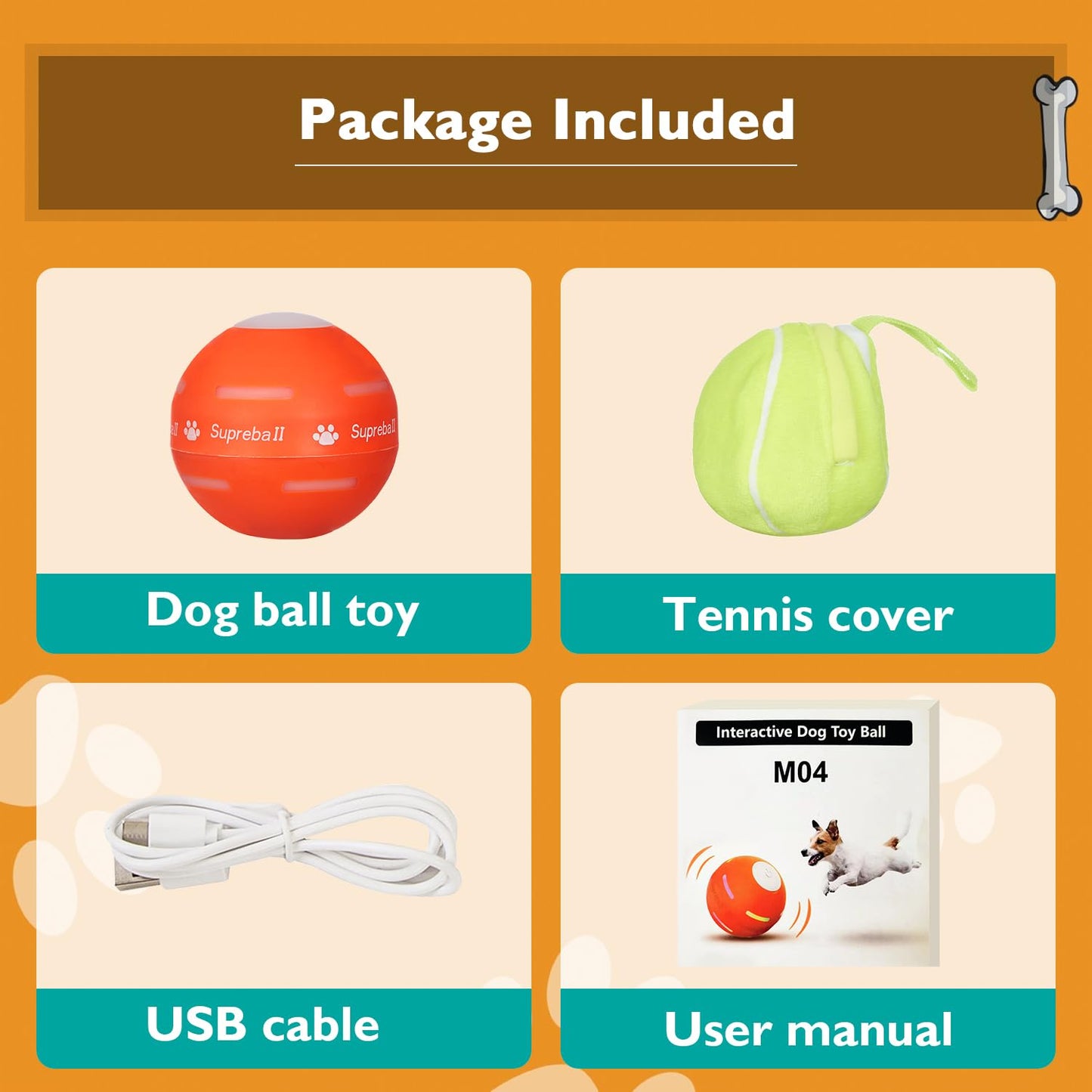 Interactive Dog Toy Ball