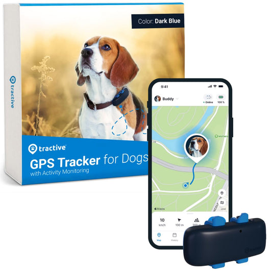 Dog GPS Pet Tracker - Midnight Blue