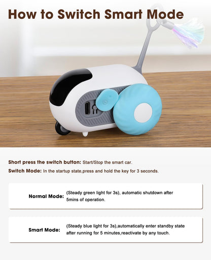 Interactive Cat Toy - Smart & Rechargeable
