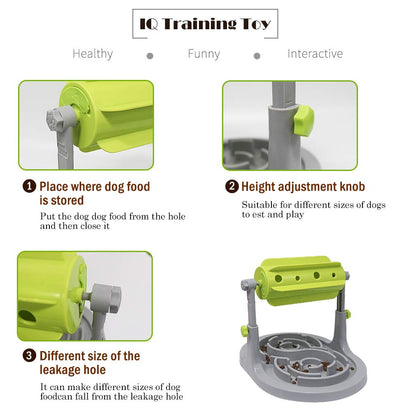 Interactive Slow Feeder Toy for Dogs & Cats
