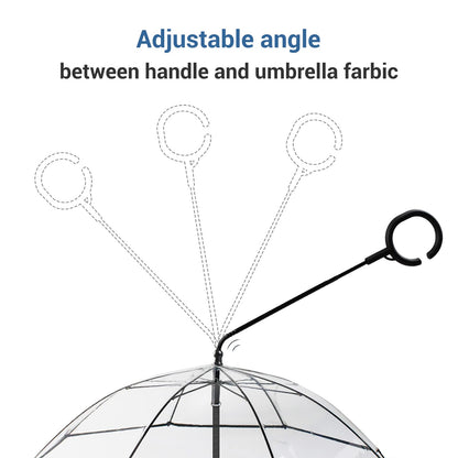 Clear Dog Umbrella with Leash - Small Pets