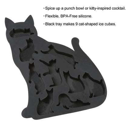 Cat Ice Cube Tray - BPA-Free Silicone