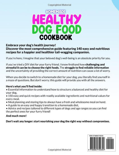 Healthy Dog Food Cookbook