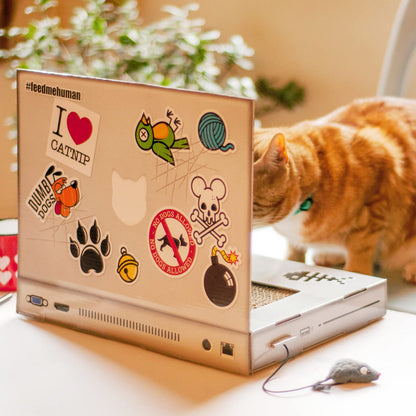 Cat Laptop Scratcher - Cardboard