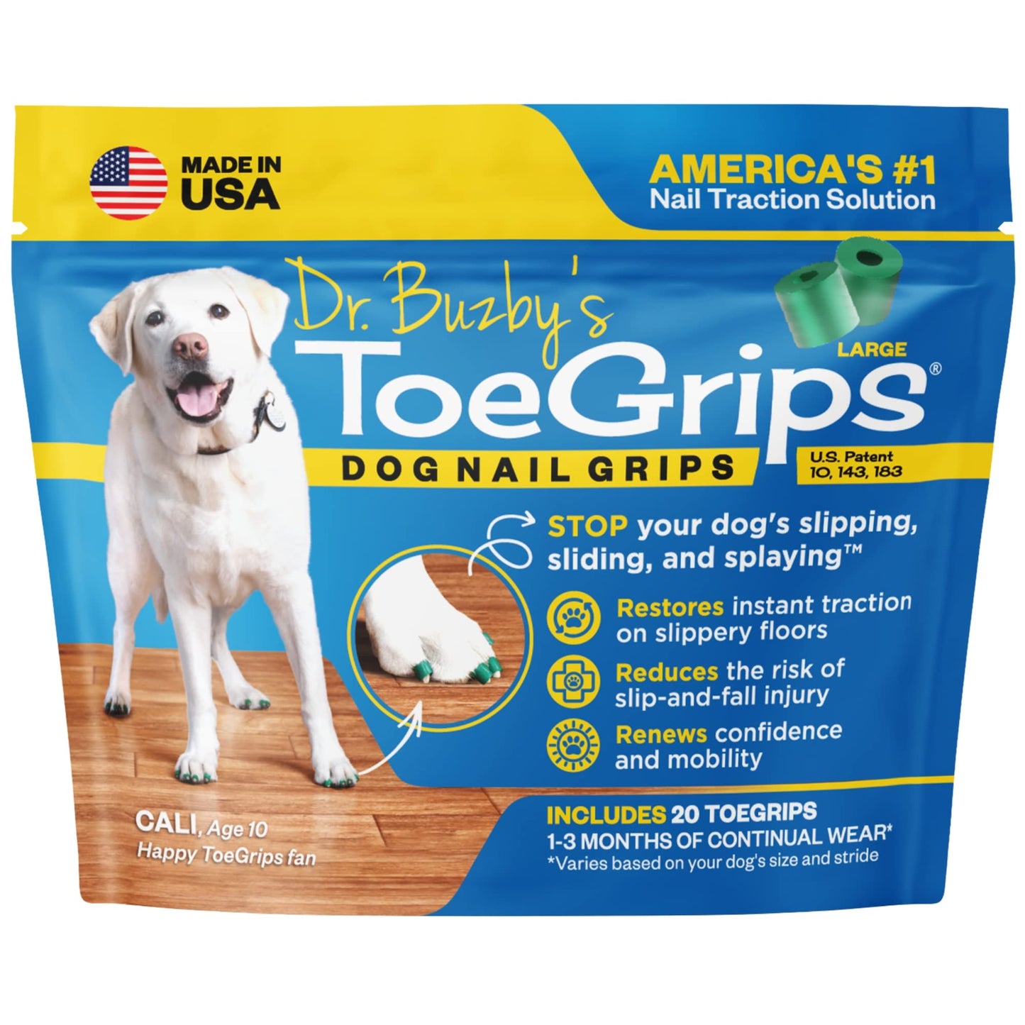 Dog Anti Slip Relief - Dog Grippers for Senior Dogs - Stop Sliding Instantly