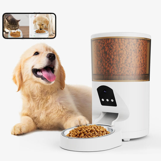 Smart Automatic Cat and Smal Dog Feeder with WiFi Control