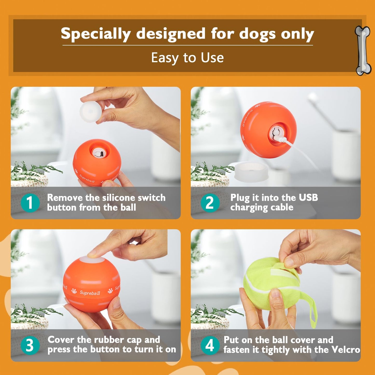 Interactive Dog Toy Ball