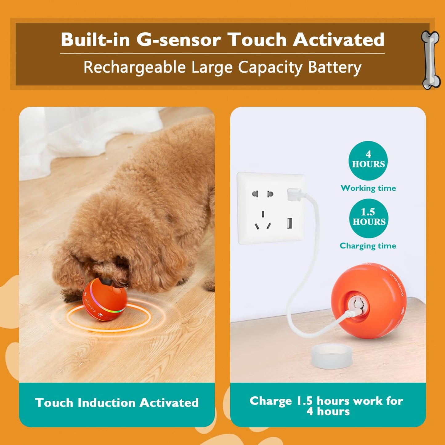 Interactive Dog Toy Ball