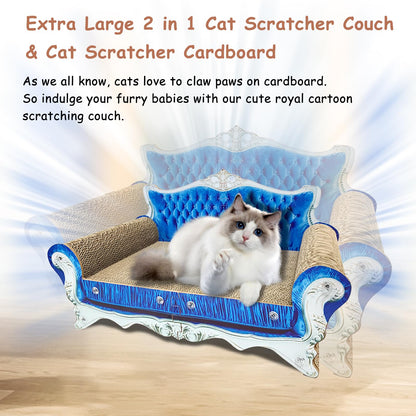 Luxury Cardboard Cat Scratcher Sofa