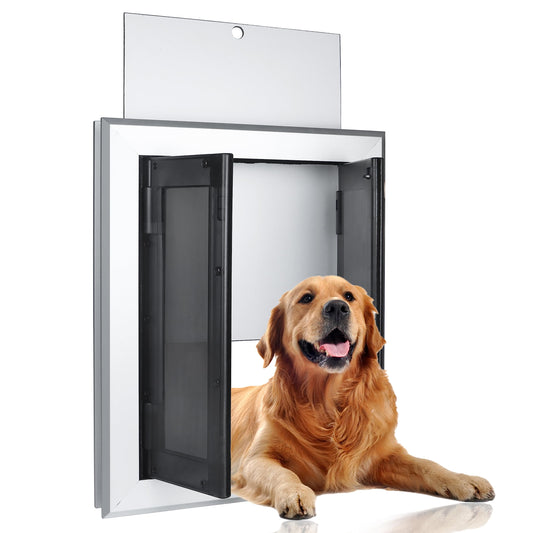 Aluminum Dog Door with Double Panels