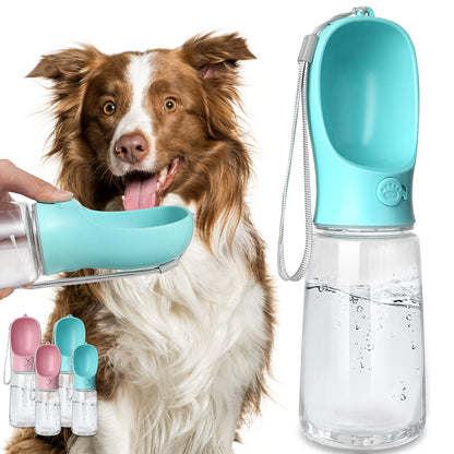 Portable Dog Water Bottle - 19oz, Blue