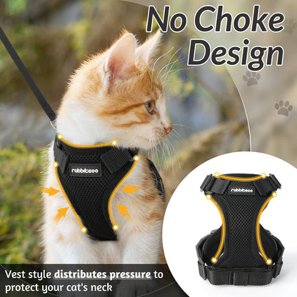 Cat Harness and Leash for Walking