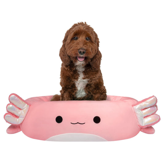 Archie The Axolotl - Large Ultrasoft Plush Pet Bed