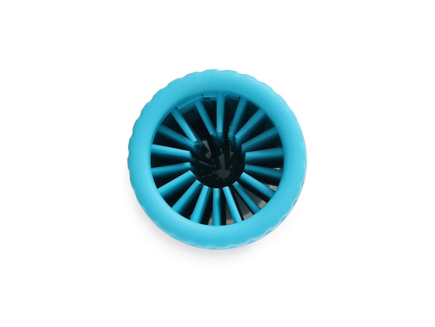 Dexas MudBuster Portable Dog Paw Cleaner, Medium, Blue Paw Cleaner for Dogs, Premium Quality Pet Supplies and Dog Accessories