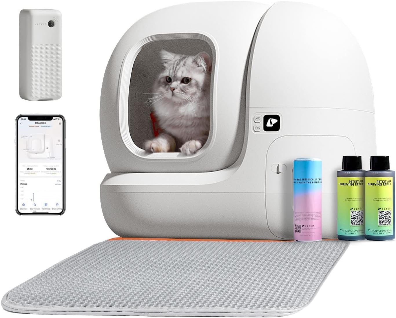 Self Cleaning Cat Litter Box - App Controlled