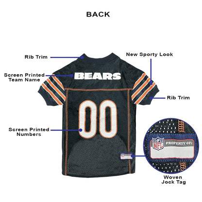 Chicago Bears Dog Jersey - Small