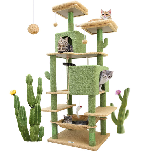 76-inch Cactus Cat Tree